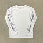 Y2K Vintage Long Sleeve T-Shirt – Retro Letter Print
