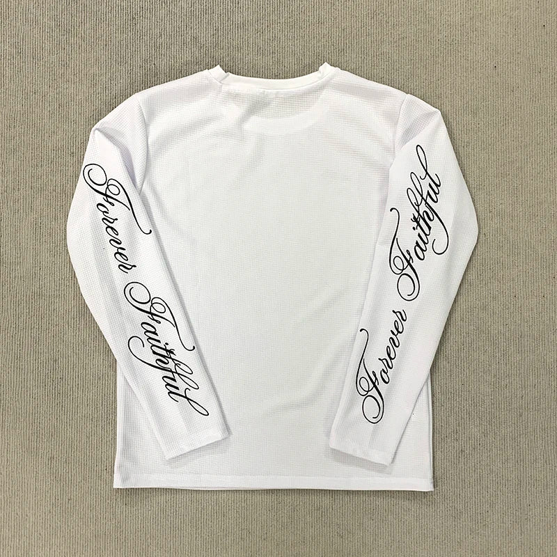 Y2K Vintage Long Sleeve T-Shirt – Retro Letter Print