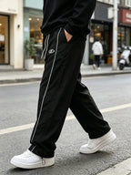 Men's Quick-Dry Jogger Pants Striped Athletic Streetwear