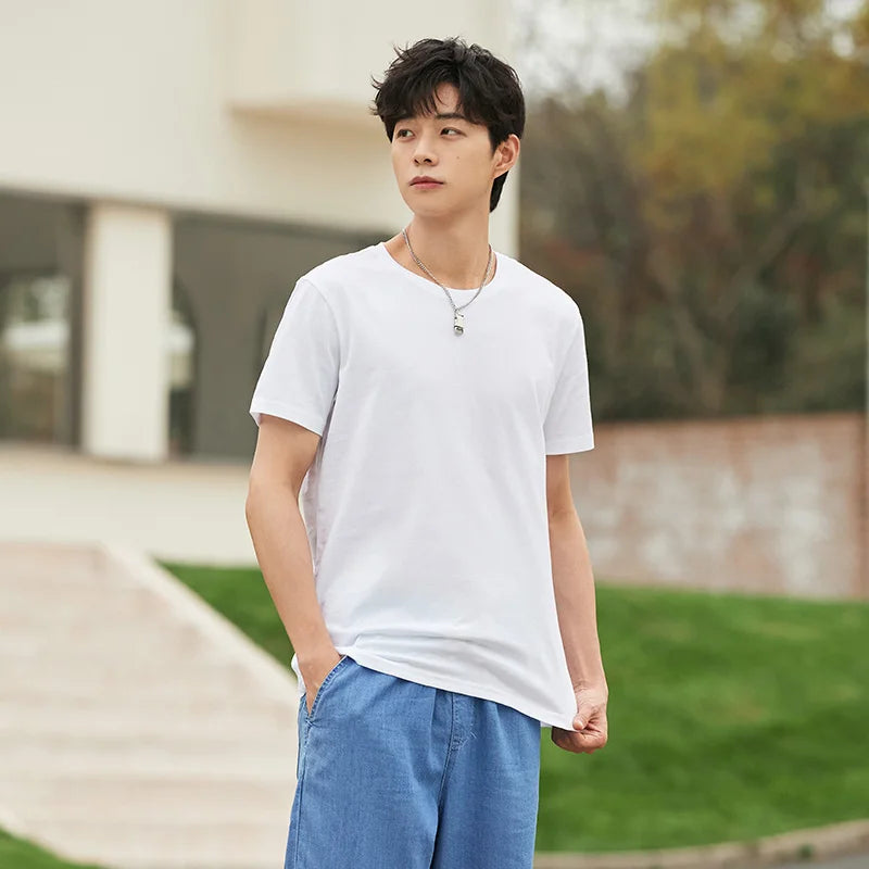 Premium Cotton Crew Neck T-Shirt For Everyday Wear