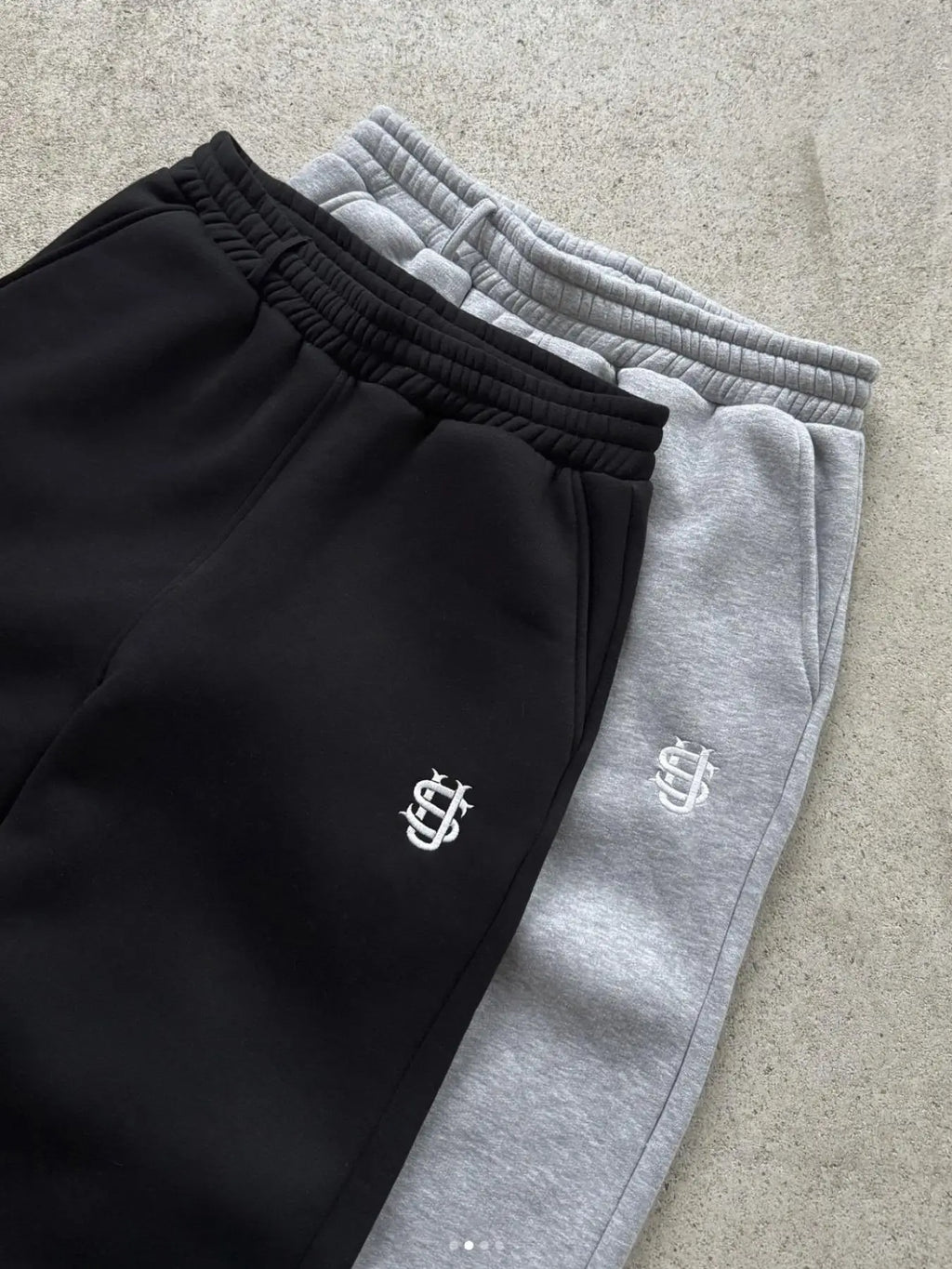 Y2K Embroidered Zip Joggers – Straight-Leg Street Pants