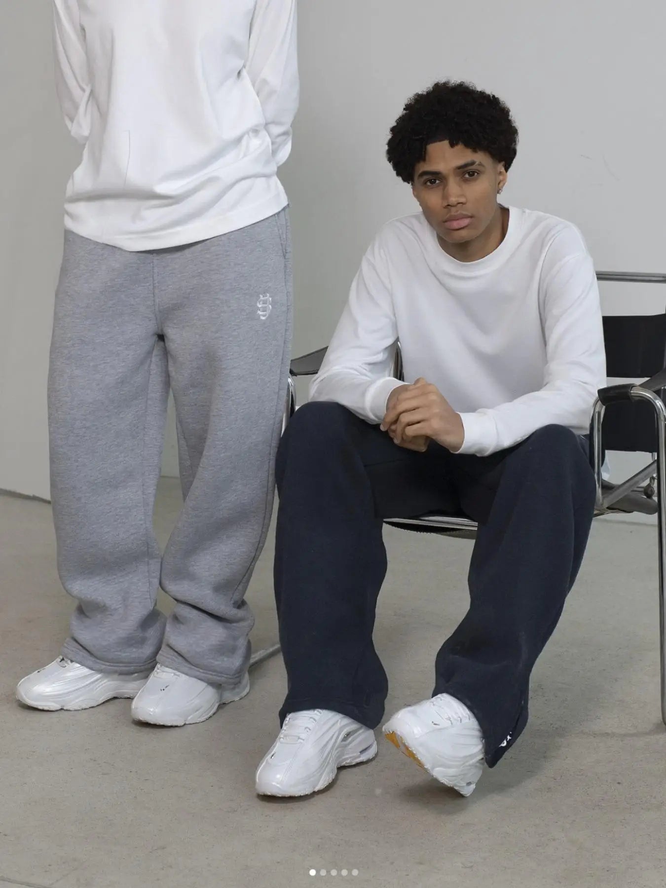 Y2K Embroidered Zip Joggers – Straight-Leg Street Pants