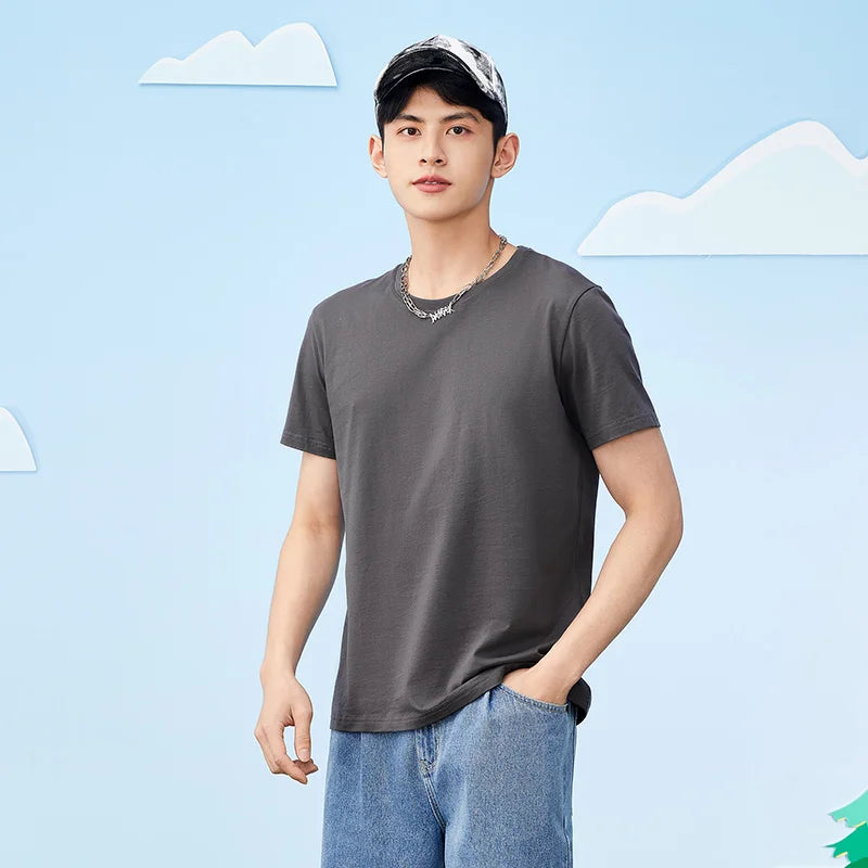 Premium Cotton Crew Neck T-Shirt For Everyday Wear