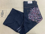Y2K Cherry Blossom Embroidered Baggy Wide-Leg Jeans