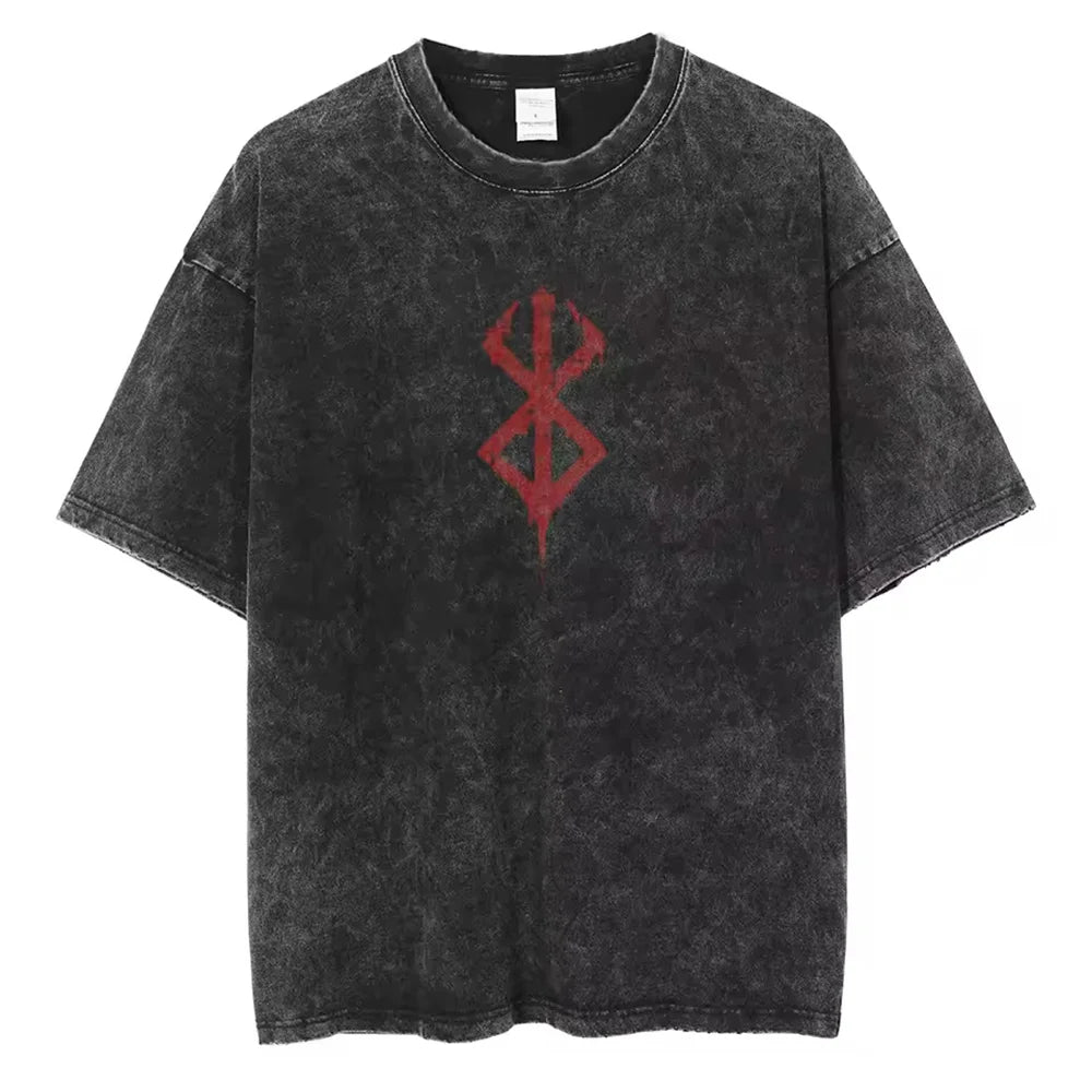 Vintage Anime Graphic Oversized T-Shirt In Soft Cotton